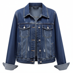 LAYERLARK – Midnight Black Classic Denim Jacket